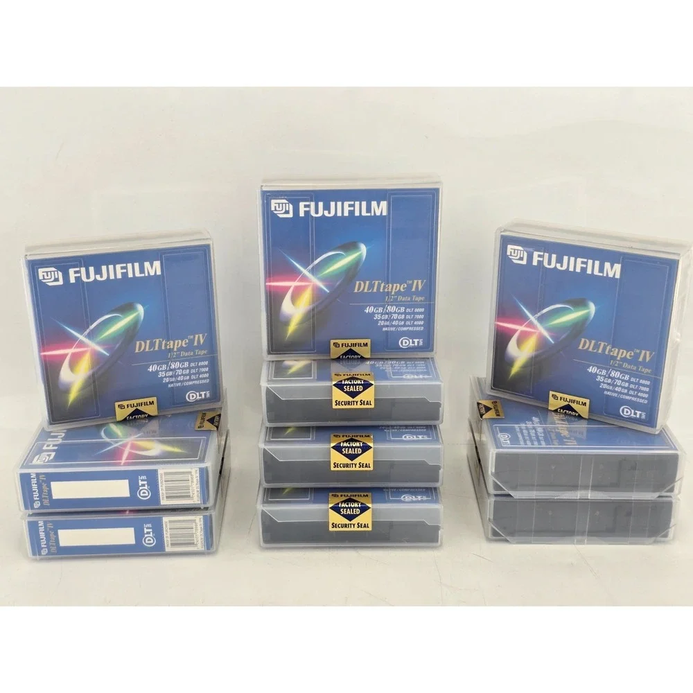 10 Lot - FUJIFILM DLT IV 4 Tape 40gb / 80gb - SEALED TAPES NOS